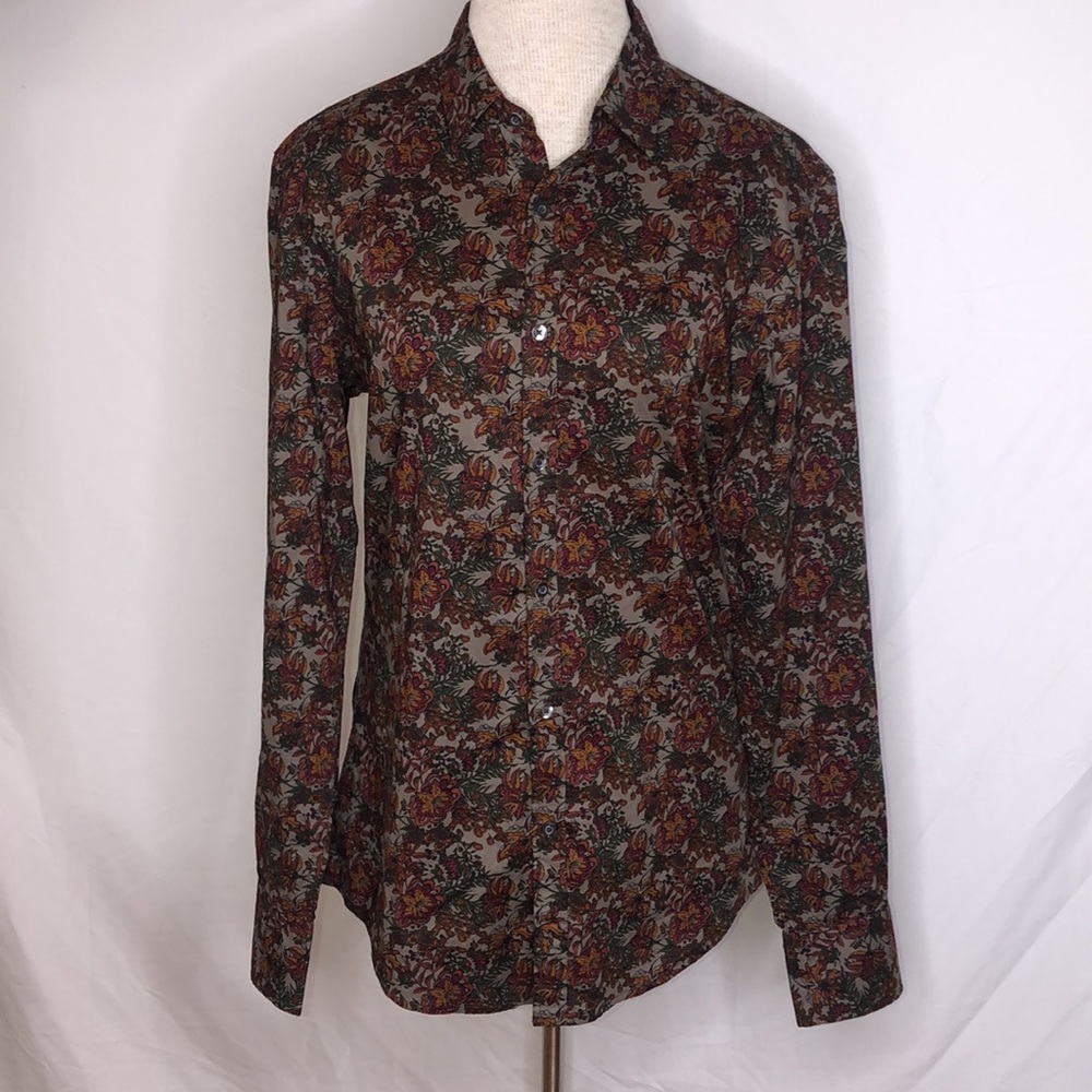 🔹Anthony Morato Floral Button Up Shirt